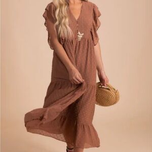 New Maxi Dress in Sienna Color